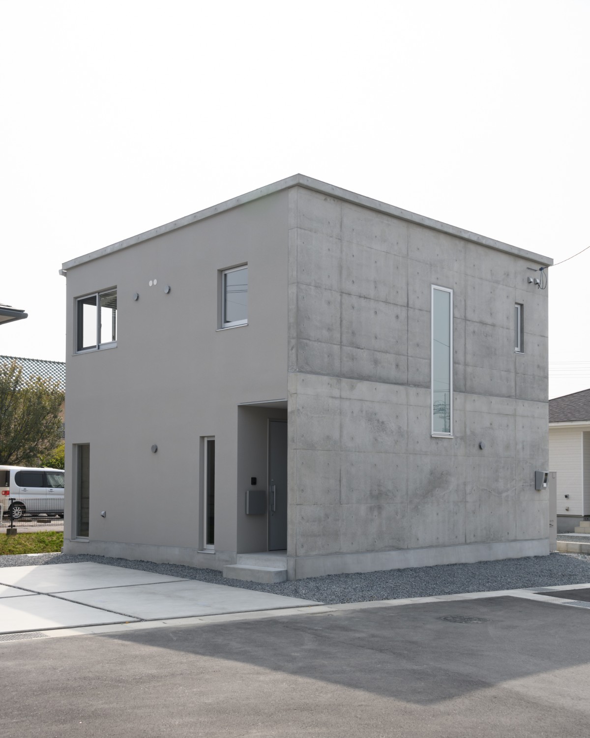 外断熱RC住宅の外観