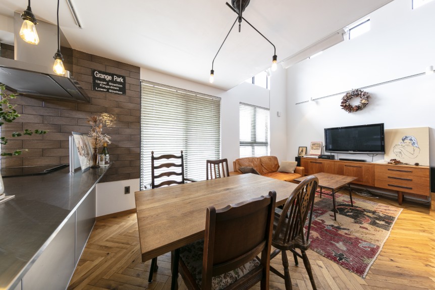 幻の漆喰を施工したＬＤＫ