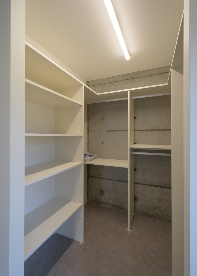 外断熱RC住宅のWIC