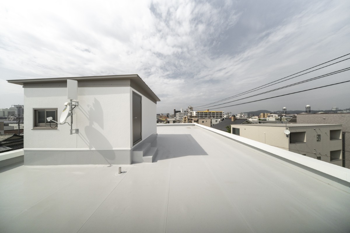RC住宅の屋上