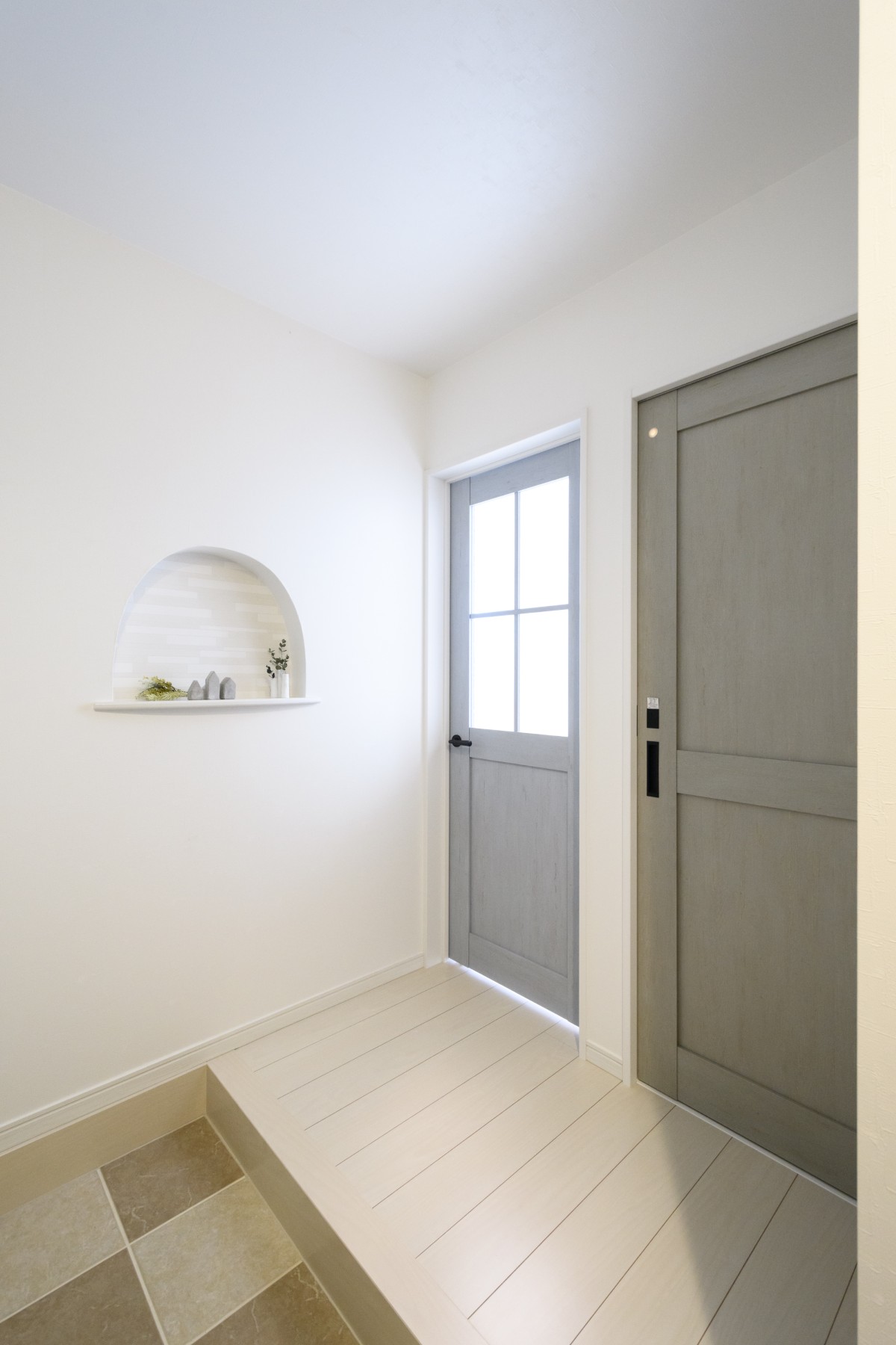 木造住宅のエントランス