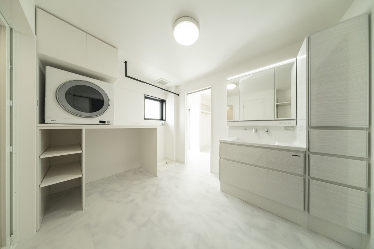 RC住宅の脱衣場