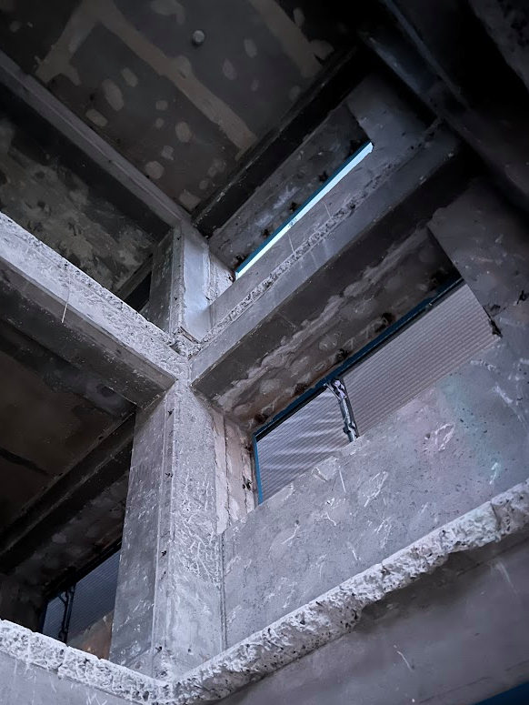 ＲＣ住宅工事中の様子