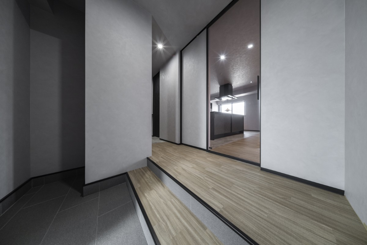 RC住宅のエントランス