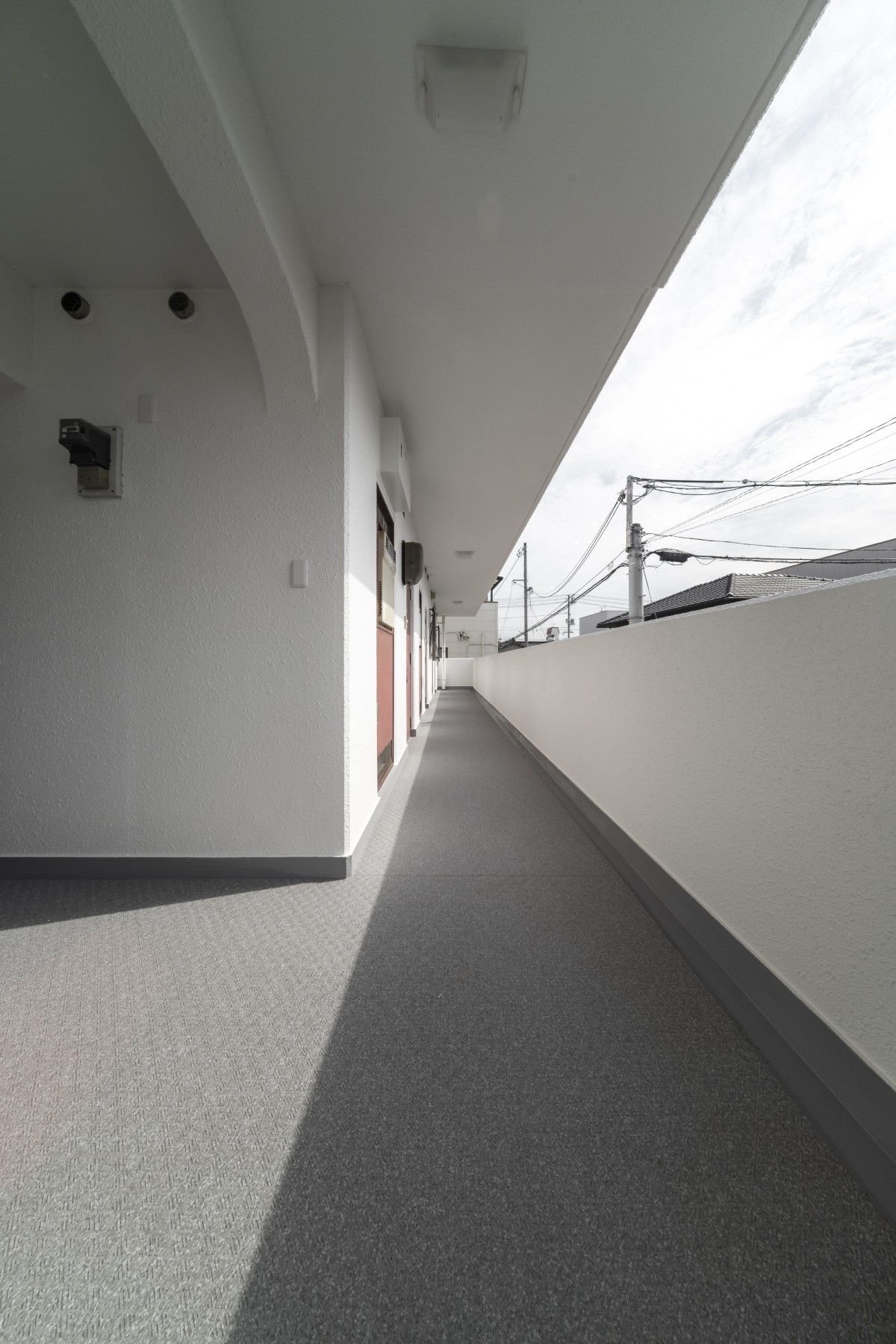 RC住宅の外廊下